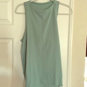 Lululemon tank top; loose fitting.